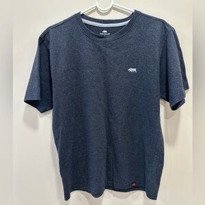 Men T-shirt dark gray short sleeve size L , Red Rhino .sku 2